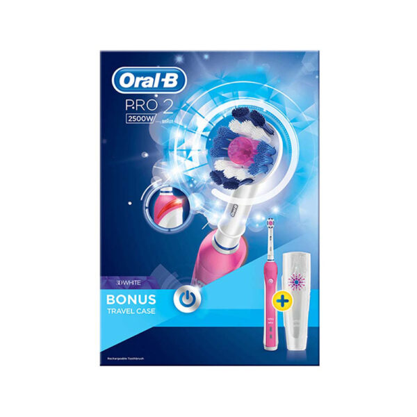 Oral-B PRO 2500 3D - Elektrische Tandenborstel - Roze