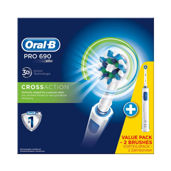 Oral-B Pro 690 elektrische tandenborstel – wit