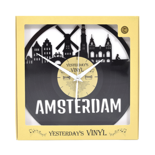 Yesterdays Vinyl Klok Skyline Amsterdam 30 cm