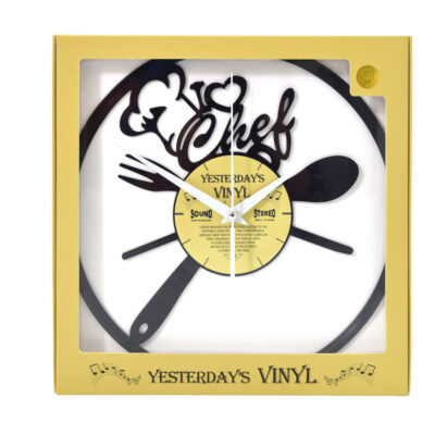 Yesterdays Vinyl Klok Chef kok 30 cm