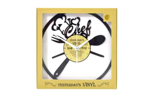 Yesterdays Vinyl Klok Chef kok 30 cm