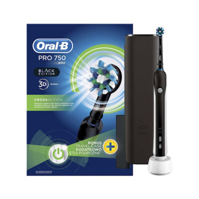 Oral B 750 - Elektrische Tandenborstel Duopack - Zwart/Roze