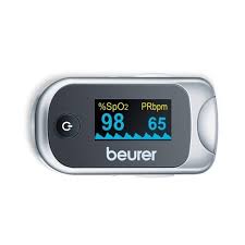 Beurer PO 40 Saturatiemeter - Pulse oximeter - Zuurstofmeter vinger - Hartslag - Perfusie-index - Incl. batterijen - Wit